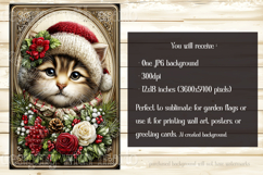 Christmas Garden Flag, Christmas Dog Cat Garden Flags, s3 Product Image 2