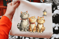 Christmas Cats Clipart Product Image 2