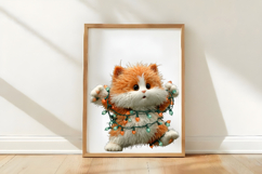 Christmas Cats Clipart Product Image 3