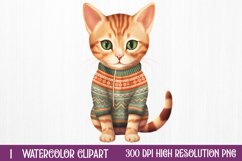 Christmas Cats Clipart, Christmas Cats Sublimation, Christmas Cats watercolor, Watercolor Christmas Cats, Christmas Cats Clip Art, Christmas Cats PNG, Christmas Cats Sublimation PNG, Christmas Cats Clipart PNG, Christmas Cats Watercolor Bundle, Christmas 