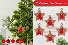 3D Ornament Christmas Character for Tree Decoration Product Image 1