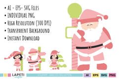 Kids Christmas graphics for classroom decor and DIY projects