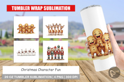 Christmas Character Fun Tumbler Product Image 1