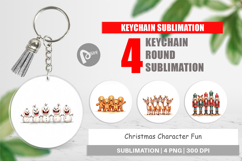 Christmas Character Fun Keychain Product Image 1