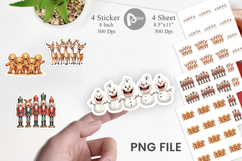 Christmas Character Fun Sticker Product Image 1