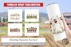 Christmas Character Fun Tumbler Product Image 1
