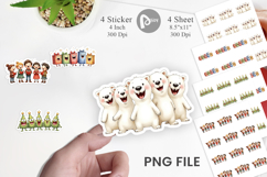 Christmas Character Fun Sticker Product Image 1