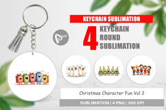 Christmas Character Fun Keychain Product Image 1