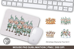 Christmas Character Fun 2 Mouse Pad Product Image 1