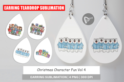 Christmas Character Fun 2 Earring Product Image 1