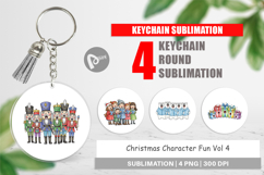 Christmas Character Fun 2 Keychain Product Image 1