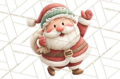 Christmas Characters Clipart PNG Cute Holiday, Santa Png Product Image 2
