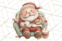 Christmas Characters Clipart PNG Cute Holiday, Santa Png Product Image 5