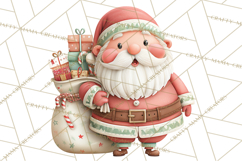 Christmas Characters Clipart PNG Cute Holiday, Santa Png Product Image 2