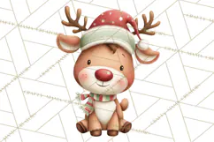 Christmas Characters Clipart PNG Cute Holiday, Santa Png Product Image 4