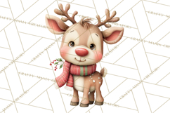 Christmas Characters Clipart PNG Cute Holiday, Santa Png Product Image 2