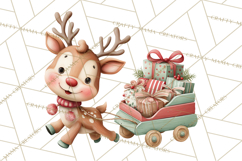 Christmas Characters Clipart PNG Cute Holiday, Santa Png Product Image 3
