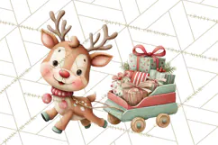 Christmas Characters Clipart PNG Cute Holiday, Santa Png Product Image 3