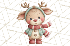 Christmas Characters Clipart PNG Cute Holiday, Santa Png Product Image 4