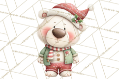 Christmas Characters Clipart PNG Cute Holiday, Santa Png Product Image 5