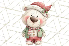 Christmas Characters Clipart PNG Cute Holiday, Santa Png Product Image 5