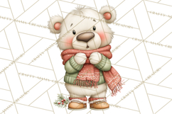 Christmas Characters Clipart PNG Cute Holiday, Santa Png Product Image 2