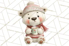 Christmas Characters Clipart PNG Cute Holiday, Santa Png Product Image 3