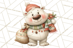 Christmas Characters Clipart PNG Cute Holiday, Santa Png Product Image 4