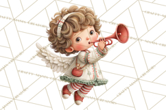 Christmas Characters Clipart PNG Cute Holiday, Santa Png Product Image 3