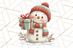 Christmas Characters Clipart PNG Cute Holiday, Santa Png Product Image 3