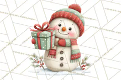 Christmas Characters Clipart PNG Cute Holiday, Santa Png Product Image 3