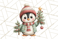 Christmas Characters Clipart PNG Cute Holiday, Santa Png Product Image 2