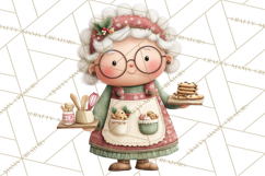 Christmas Characters Clipart PNG Cute Holiday, Santa Png Product Image 3