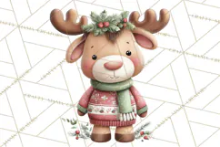Christmas Characters Clipart PNG Cute Holiday, Santa Png Product Image 5