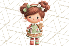 Christmas Characters Clipart PNG Cute Holiday, Santa Png Product Image 2