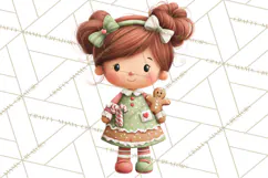 Christmas Characters Clipart PNG Cute Holiday, Santa Png Product Image 2