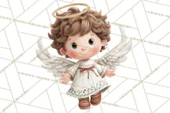 Christmas Characters Clipart PNG Cute Holiday, Santa Png Product Image 3