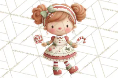 Christmas Characters Clipart PNG Cute Holiday, Santa Png Product Image 4