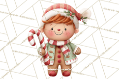 Christmas Characters Clipart PNG Cute Holiday, Santa Png Product Image 5