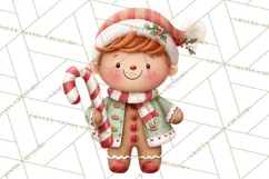 Christmas Characters Clipart PNG Cute Holiday, Santa Png Product Image 5