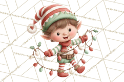 Christmas Characters Clipart PNG Cute Holiday, Santa Png Product Image 4