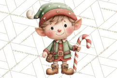 Christmas Characters Clipart PNG Cute Holiday, Santa Png Product Image 3