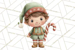 Christmas Characters Clipart PNG Cute Holiday, Santa Png Product Image 4