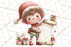 Christmas Characters Clipart PNG Cute Holiday, Santa Png Product Image 5