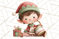Christmas Characters Clipart PNG Cute Holiday, Santa Png Product Image 2