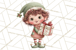 Christmas Characters Clipart PNG Cute Holiday, Santa Png Product Image 3