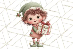 Christmas Characters Clipart PNG Cute Holiday, Santa Png Product Image 3
