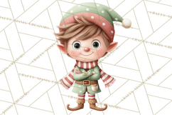 Christmas Characters Clipart PNG Cute Holiday, Santa Png Product Image 2