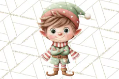 Christmas Characters Clipart PNG Cute Holiday, Santa Png Product Image 2