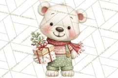 Christmas Characters Clipart PNG Cute Holiday, Santa Png Product Image 5